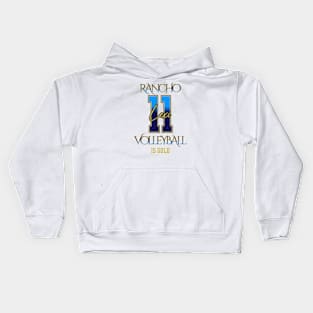 Lexi #11 Rancho VB (15 Gold) - White Kids Hoodie